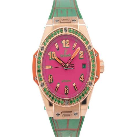 Hublot big bang pop art 465.og.7398 automatique or rose 18k.